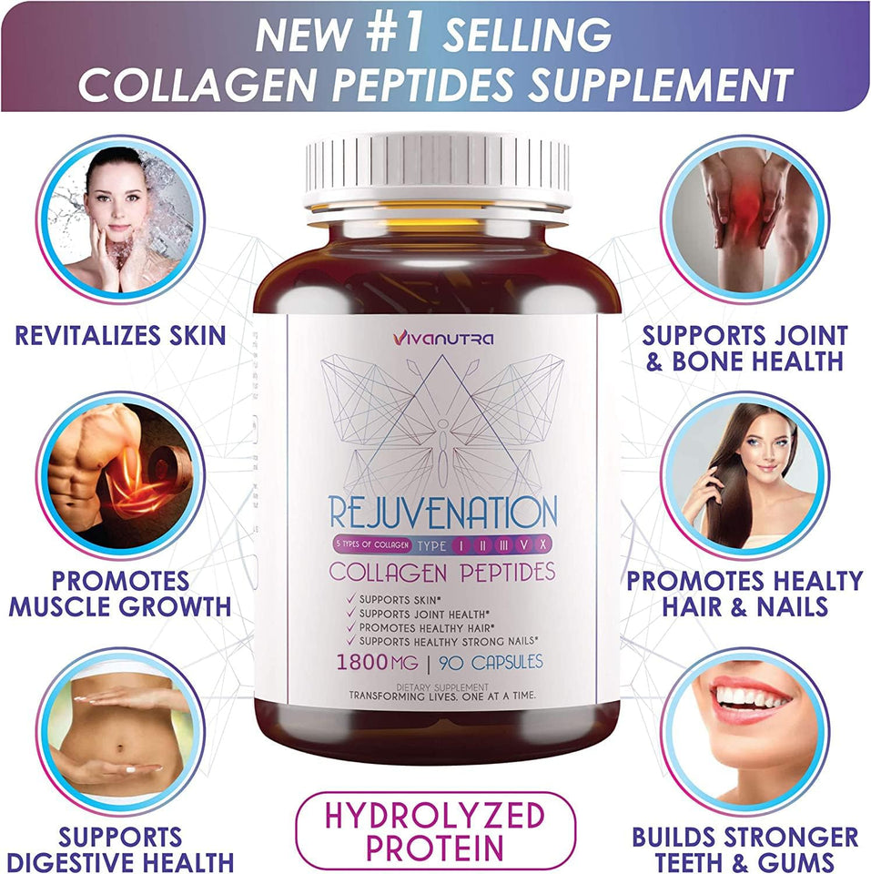 Rejuvenation Multi Collagen Peptides Capsules