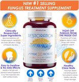 Restoration Toenail Fungus Treatment Probiotic Capsules