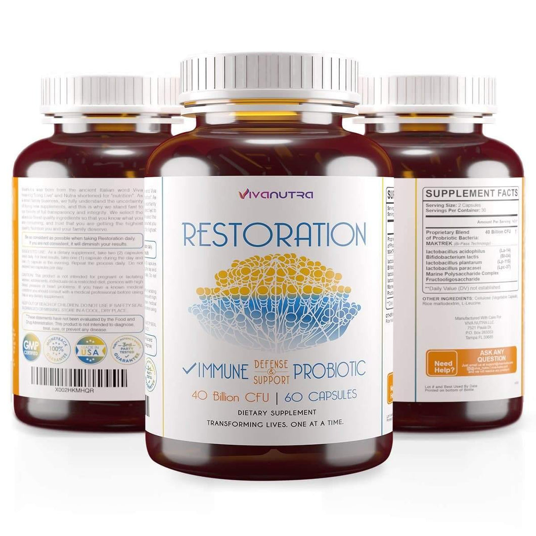 RESTORATION Probiotic Toenail Fungus Treatment - Viva Nutra